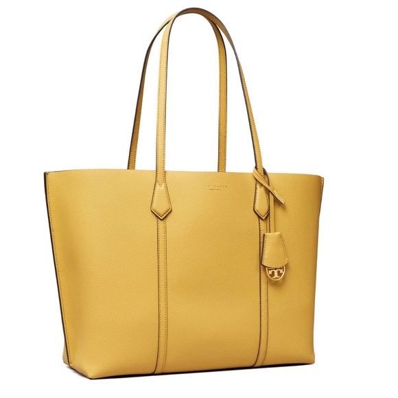 Brand New Tory Burch Perry Triple Compartment Tote Bag in Golden
